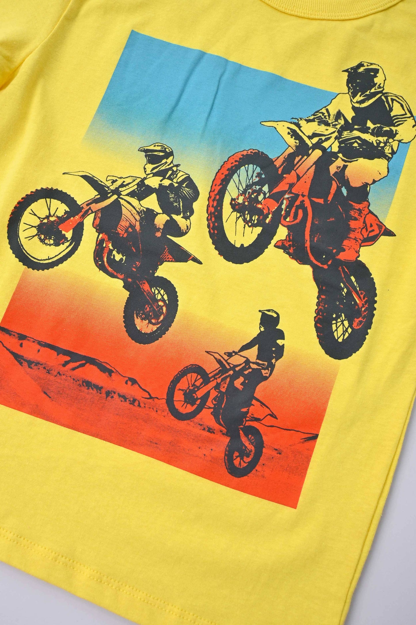 Le Printemps Boy's Trail Bike Printed Tee Shirt Boy's Tee Shirt Athar Traders 