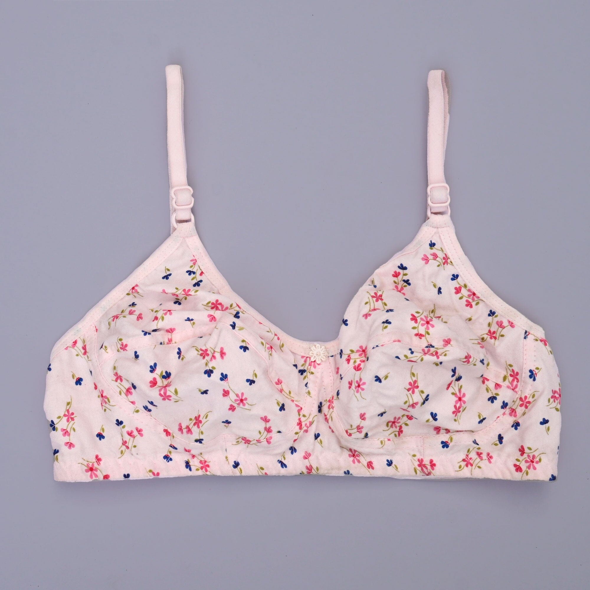 Women's Mardin Floral Design Basic Cotton Bra – elo