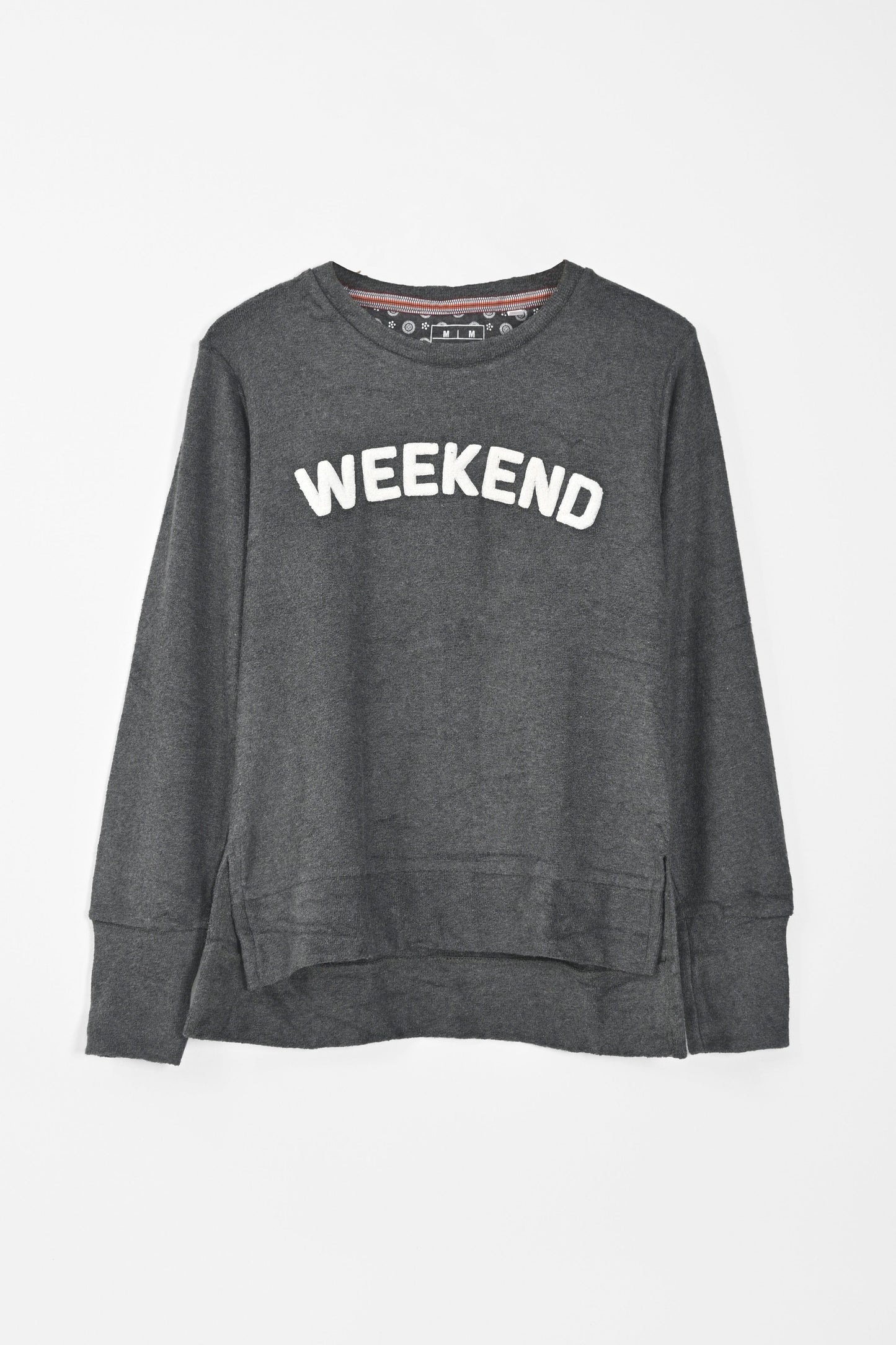 Royce Brand Women's Weekend Applique Embroidered Sweatshirt Women's Sweat Shirt Minhas Garments 