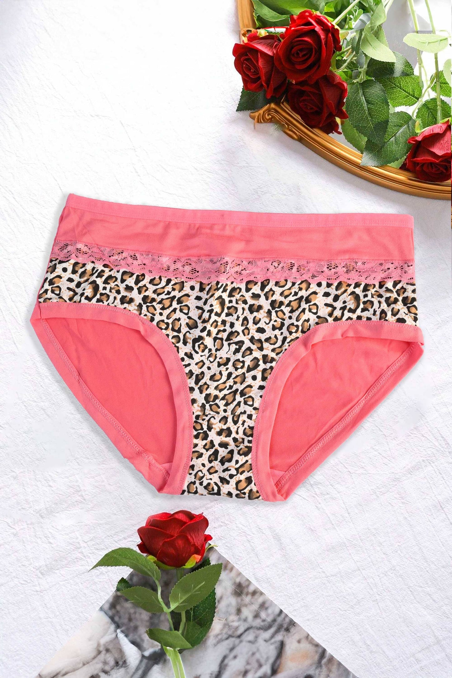 Shuifanxin Women's Leopard Printed Underwear Panties