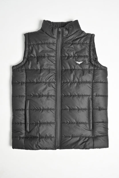 Eternity Men's Logo Embroidered Slim Fit Puffer Gilet Men's Gilet ETY 