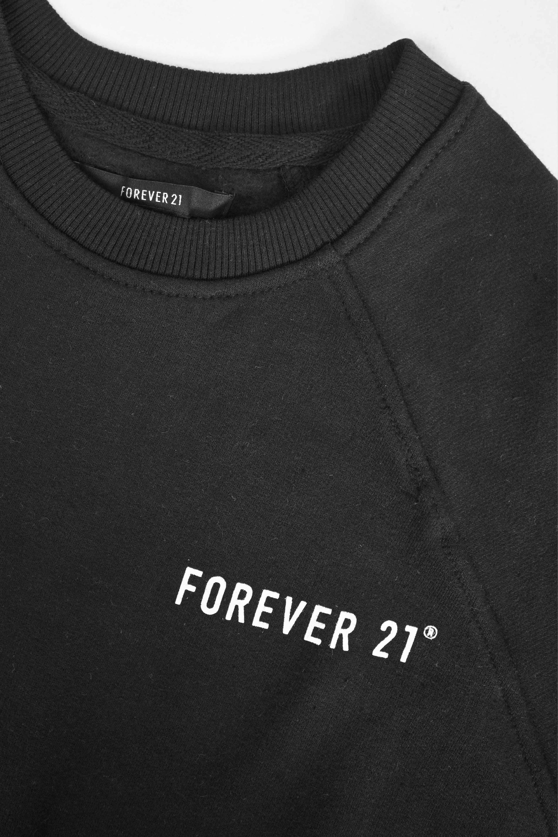 Forever 21 Raglan Sleeve Sweat Shirt