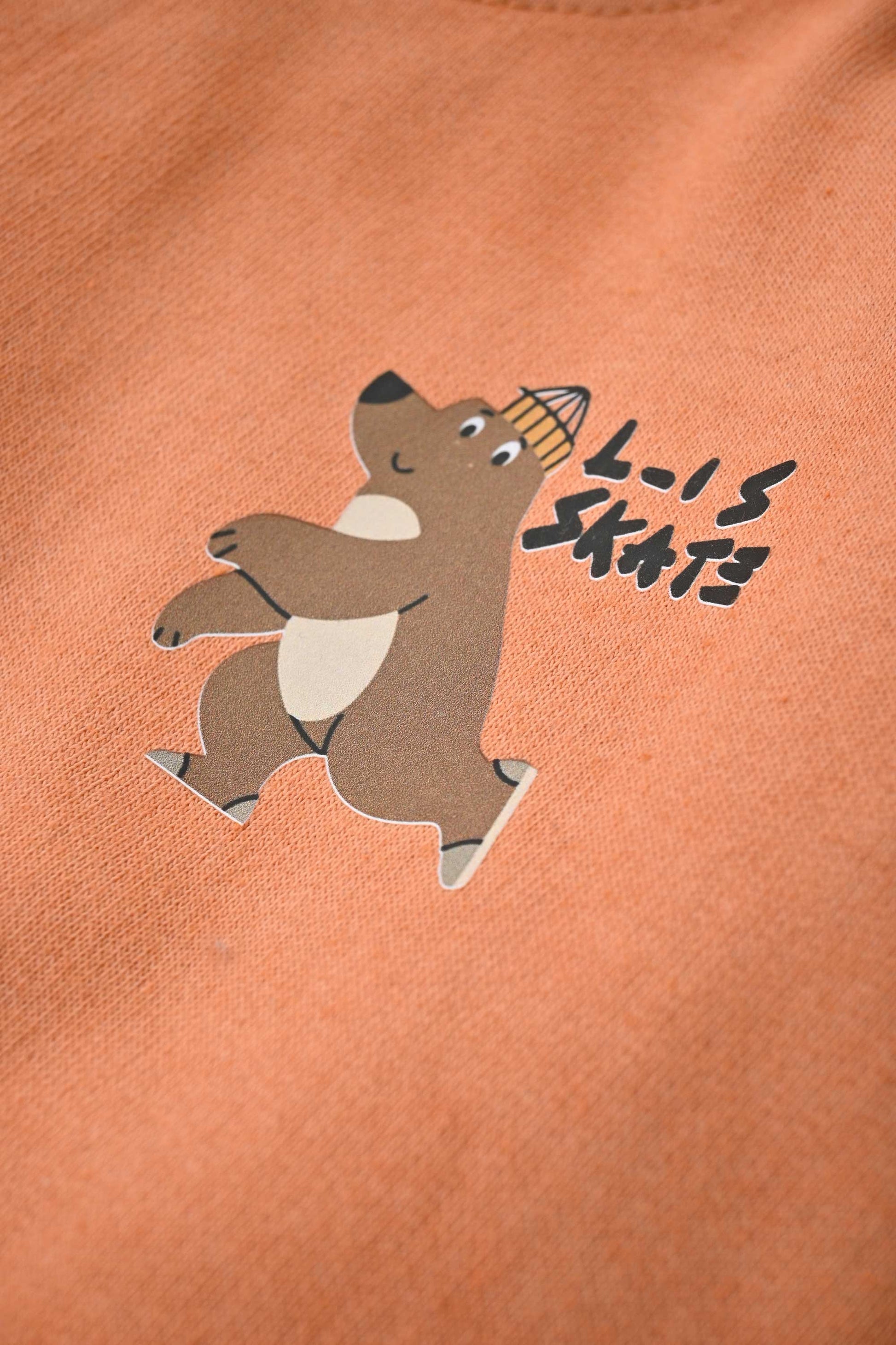 Rabbit Skins Kid's Teddy Bear Printed Fleece Sweatshirt Kid's Sweat Shirt SNR 