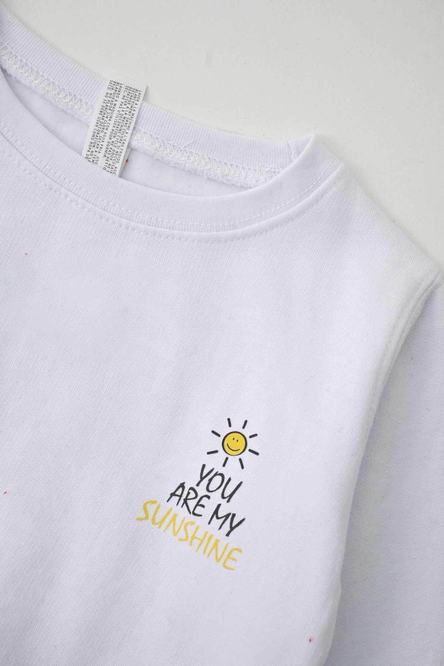 Rabbit Skins Kid's You Are My Sunshine Printed Fleece Sweatshirt Kid's Sweat Shirt SNR 