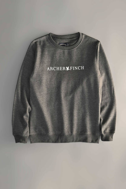 Archer & Finch Men's Logo Printed Fleece Sweat Shirt Men's Sweat Shirt LFS 