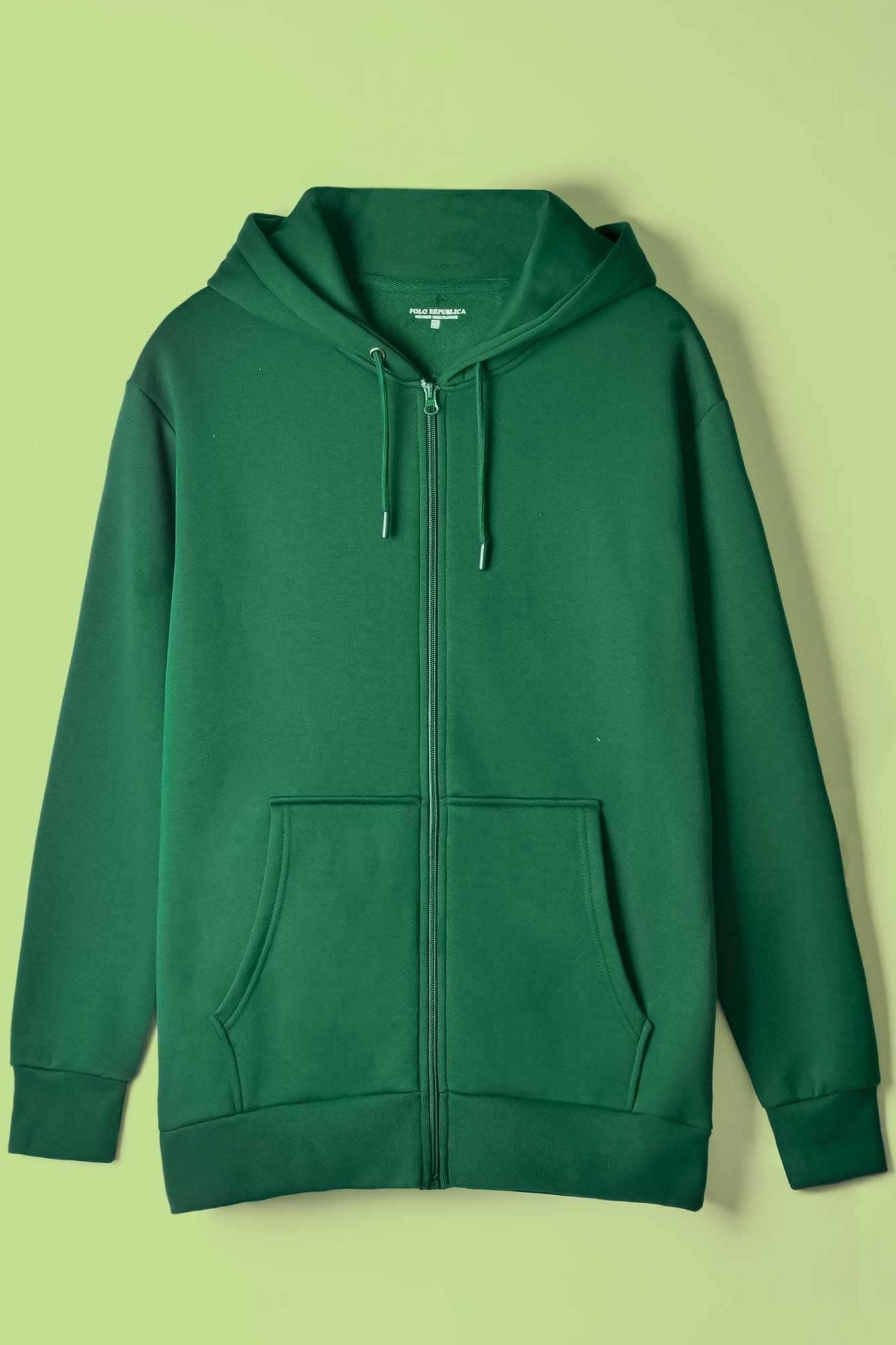 Lime green polo hoodie hot sale
