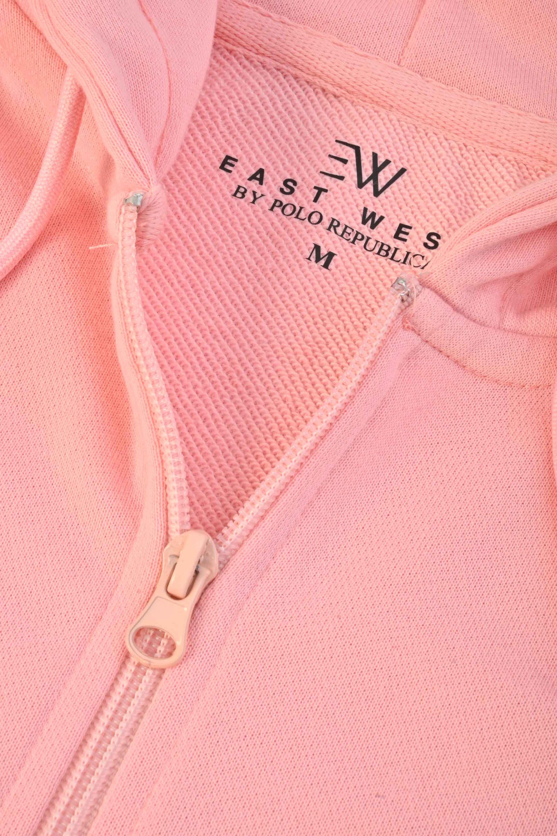 East West Women's Terry Zipper Hoodie Women's Zipper Hoodie East West 