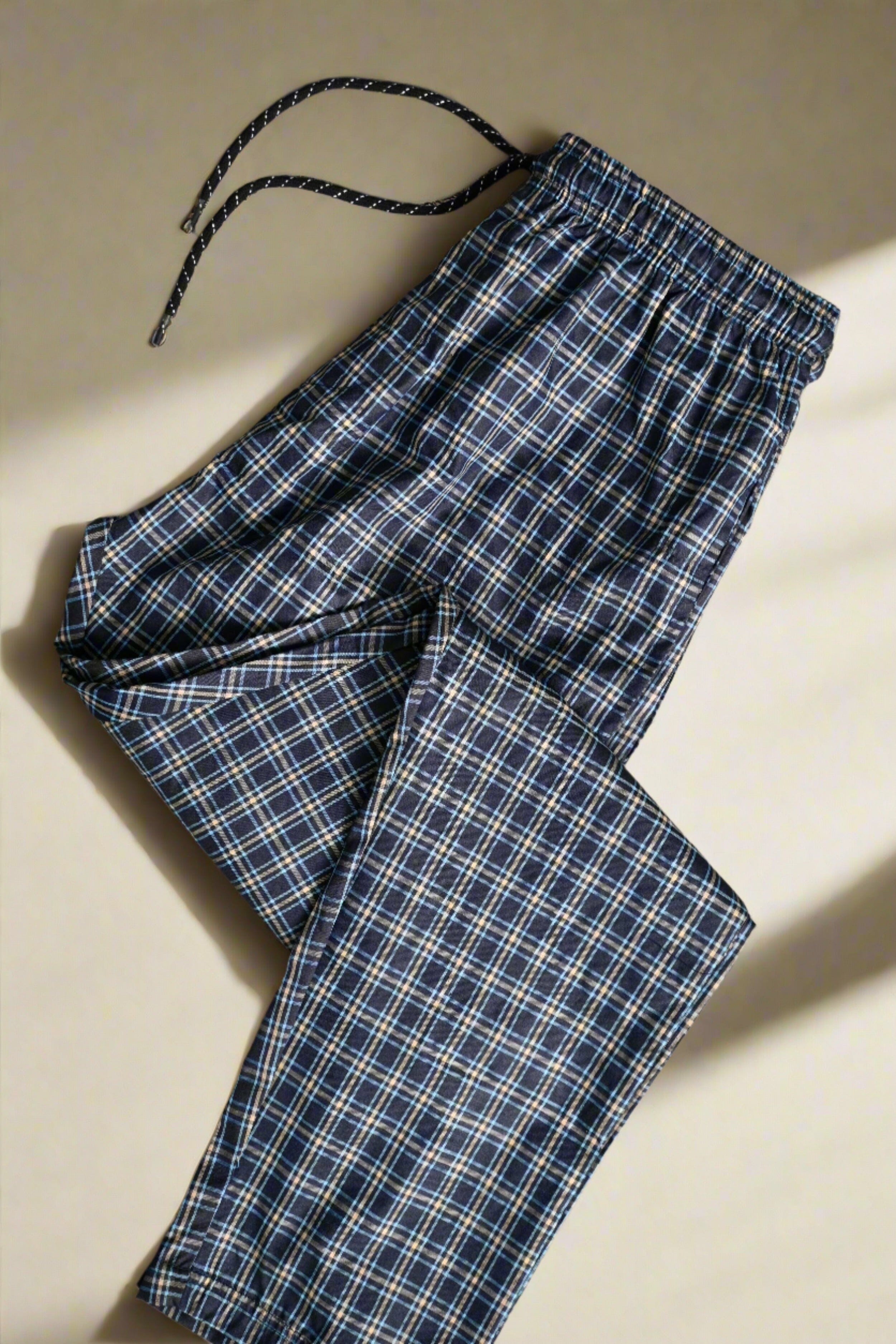 Max 21 Men s Check Design Loungewear Trousers