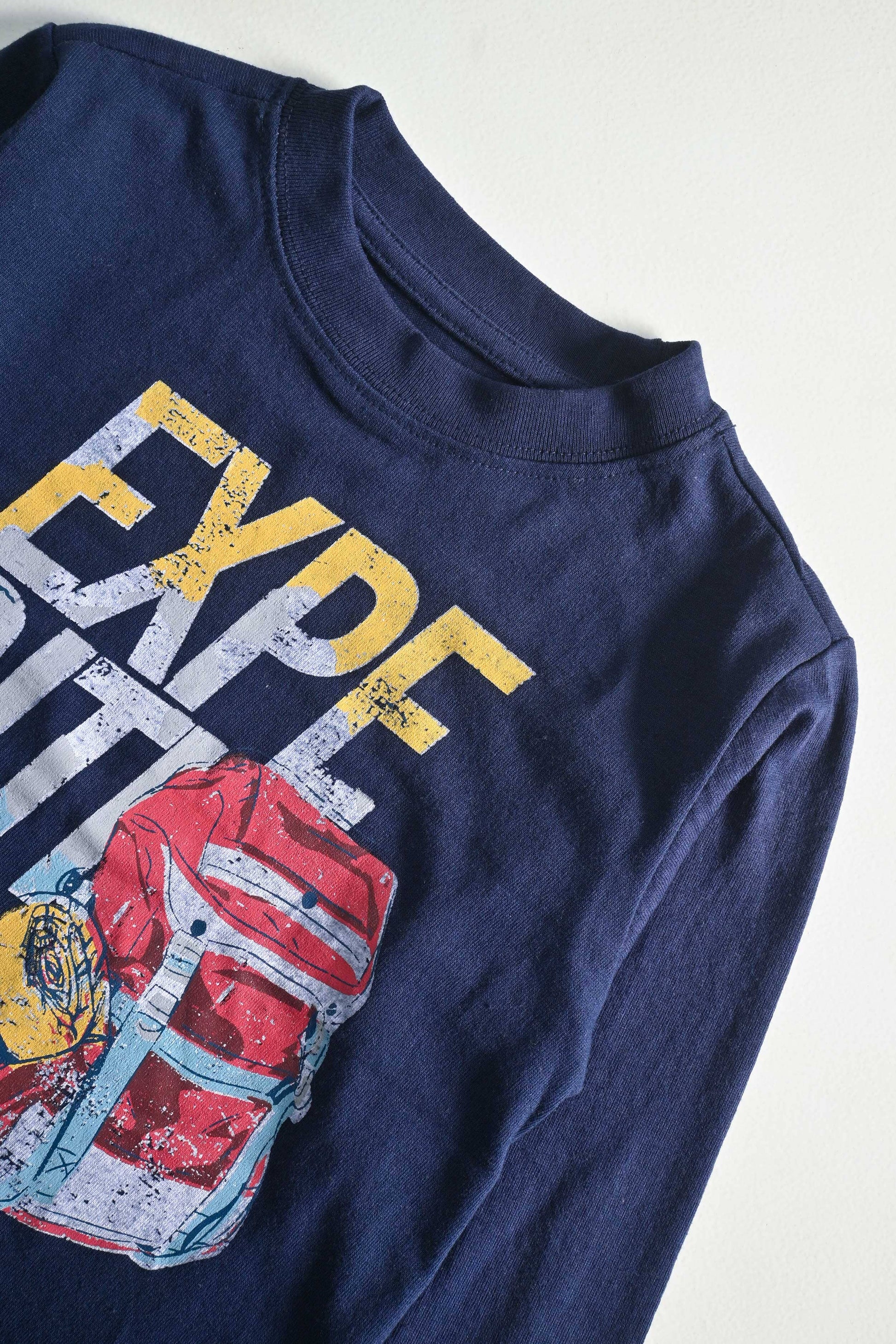 TH Boy's Expedition Printed Long Sleeve Tee Shirt