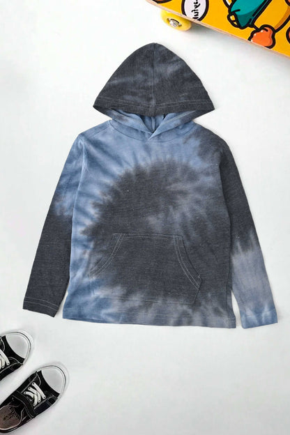 TH Boy's Tie & Dye Long Sleeve Hoodie Boy's Pullover Hoodie TAHIR SIDDIQUI ( SALE BASIS ) 