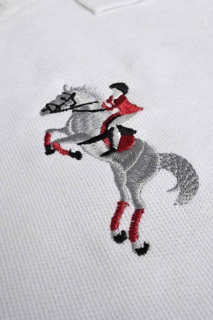 Polo Republica Men's Horse Rider & 5 Embroidered Short Sleeve Polo Shirt Men's Polo Shirt Polo Republica 