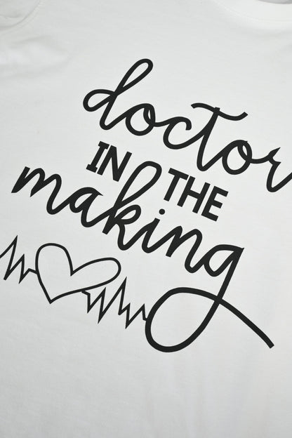 LE Men's Doctor In The Making Printed Short Sleeve Tee Shirt Men's Tee Shirt Image 