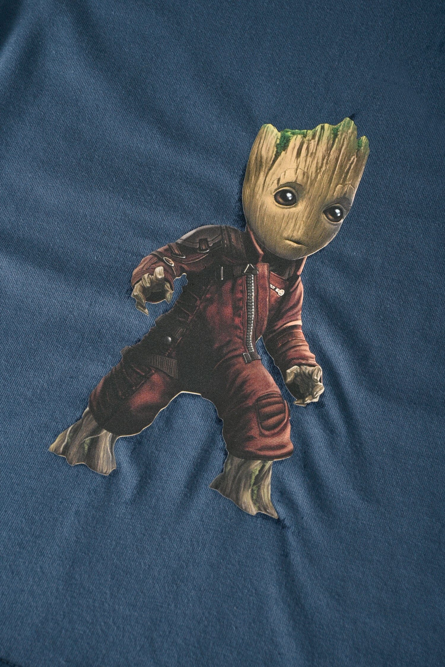 Polo Republica Kid's Superhero Groot Printed Contrast Neck Tee Shirt Kid's Tee Shirt Polo Republica 