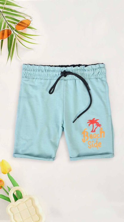 Minoti Kid's Beach Side Printed Terry Shorts Kid's Shorts SZK 