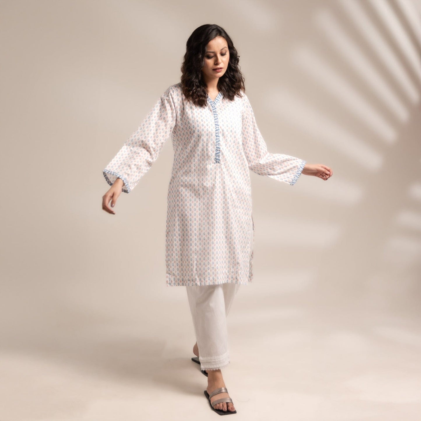 East West By Polo Republica Women's Basic Printed Shirt Women's Kurti East West 