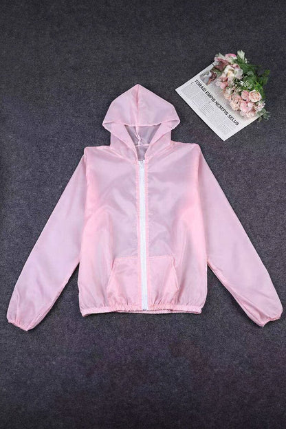 Unisex UV Rays Sun Protection Hooded Jacket Unisex Jacket Sunshine China 