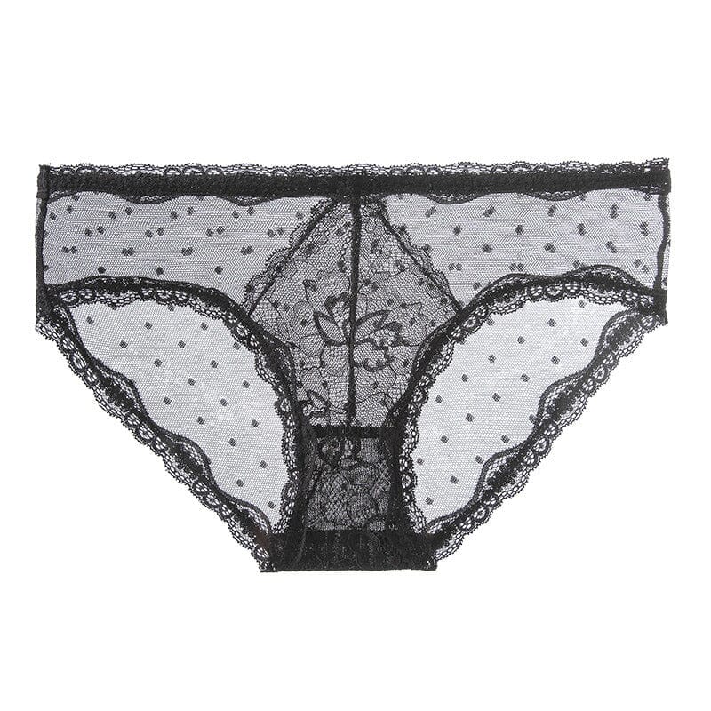 Women's Premium Net Design Underwear Women's Lingerie Sunshine China Black M 