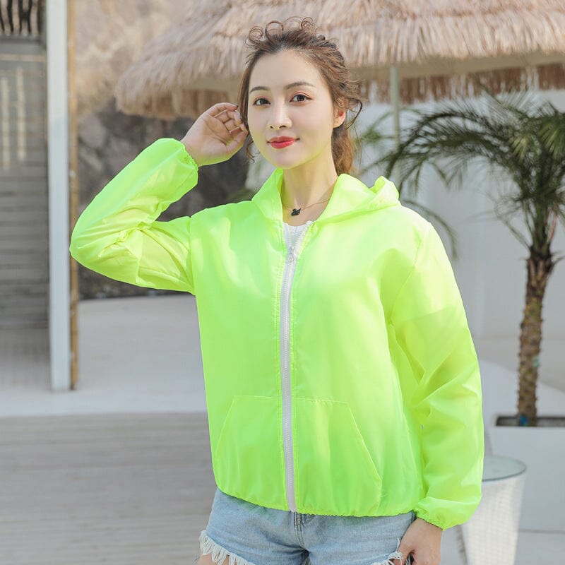 Unisex UV Rays Sun Protection Hooded Jacket