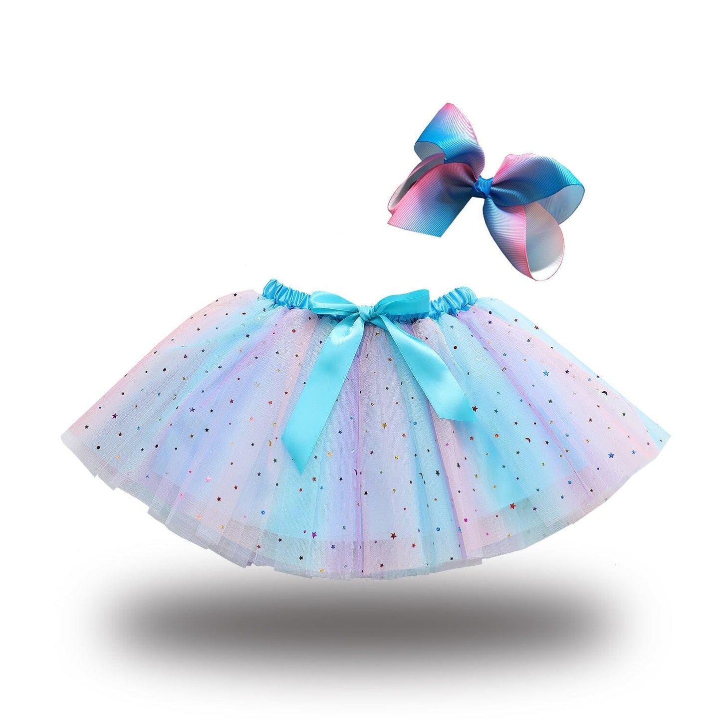 Girl's Elasticated Waist Fancy Net Skirt With Bow Girl's Skirt Sunshine China D5 S 