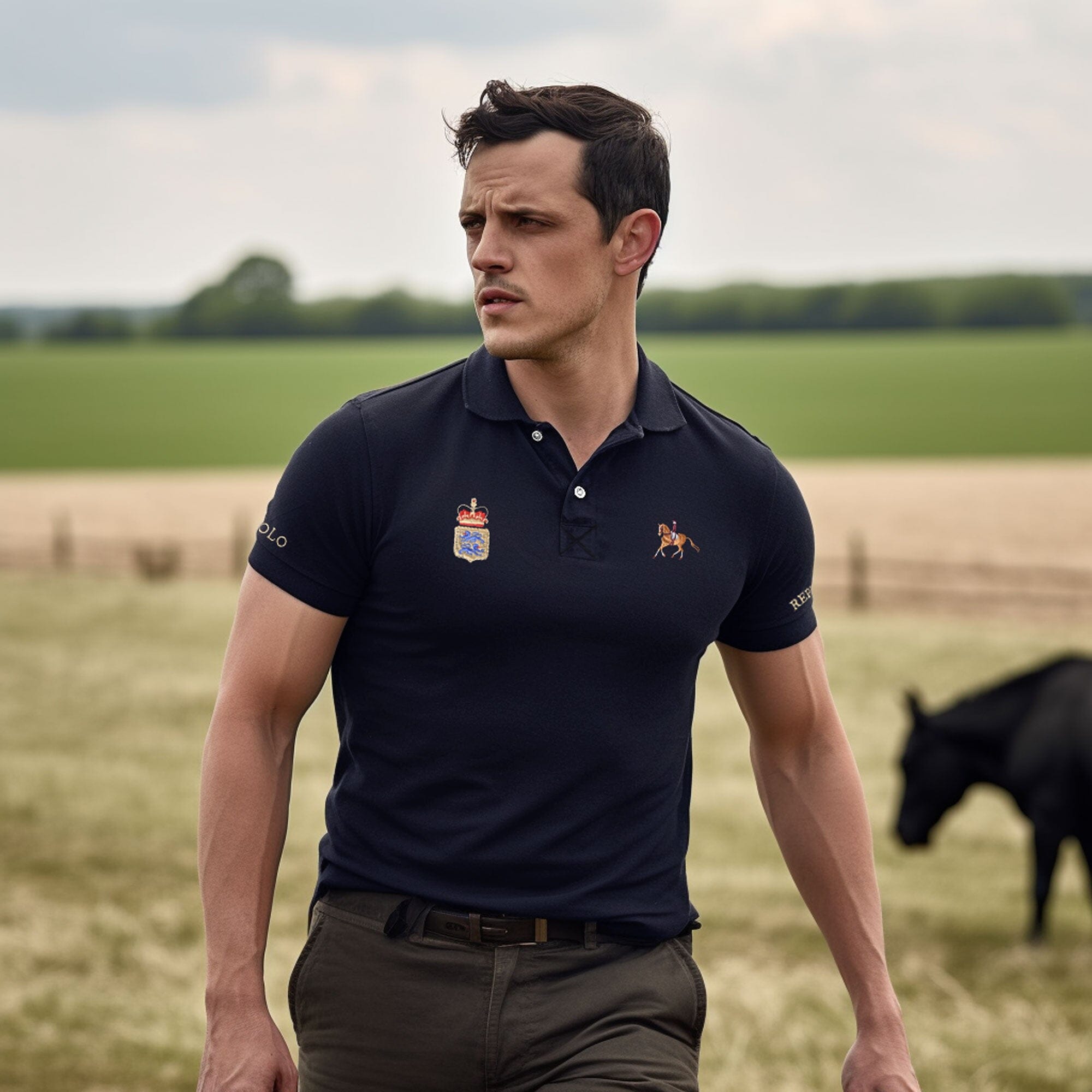 Polo shirts hotsell horse logo