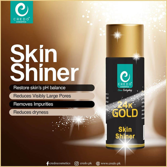 Credo 24 k Gold Skin Shiner - 120 ml Health & Beauty Credo Cosmetics 