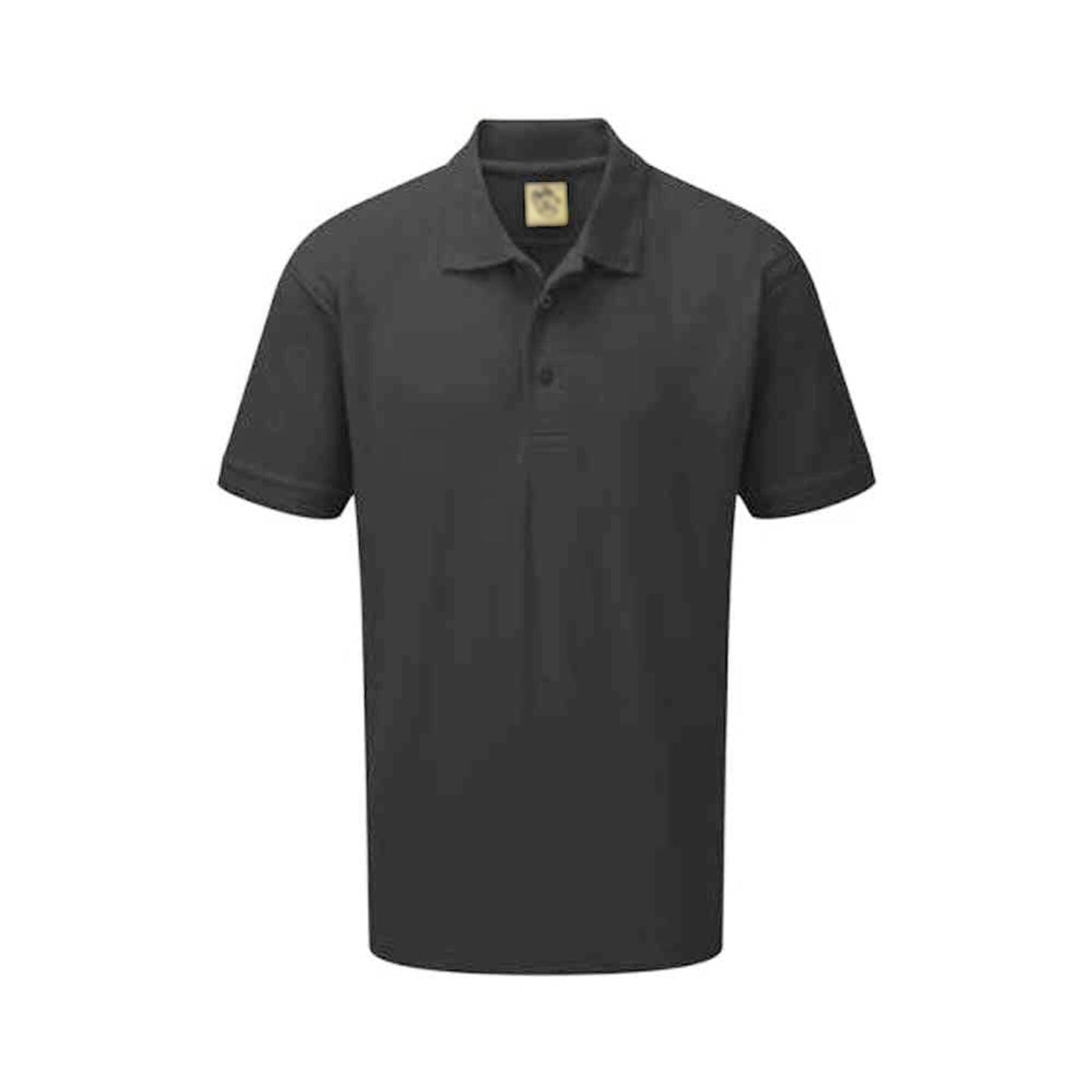 Men's Short Sleeve Pique Polo Shirt Men's Polo Shirt Image Graphite XXS 