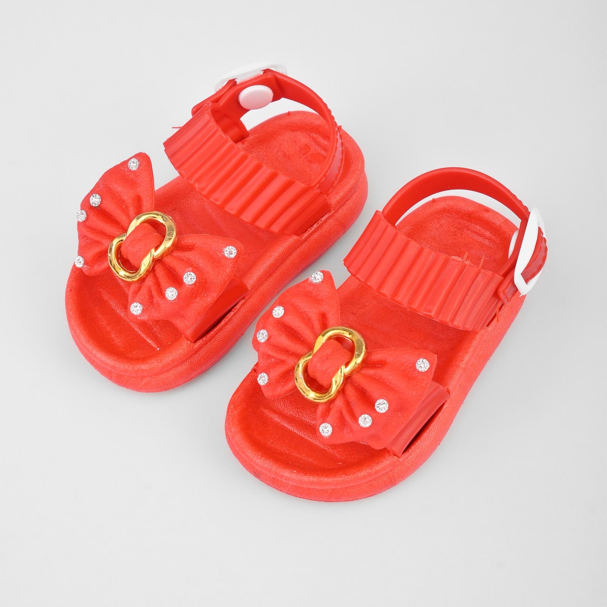 Buy YAGWALK Girls/Women's Fashion Sandal Transparent Upper Kitten Heel  Ethnic Design. at Amazon.in