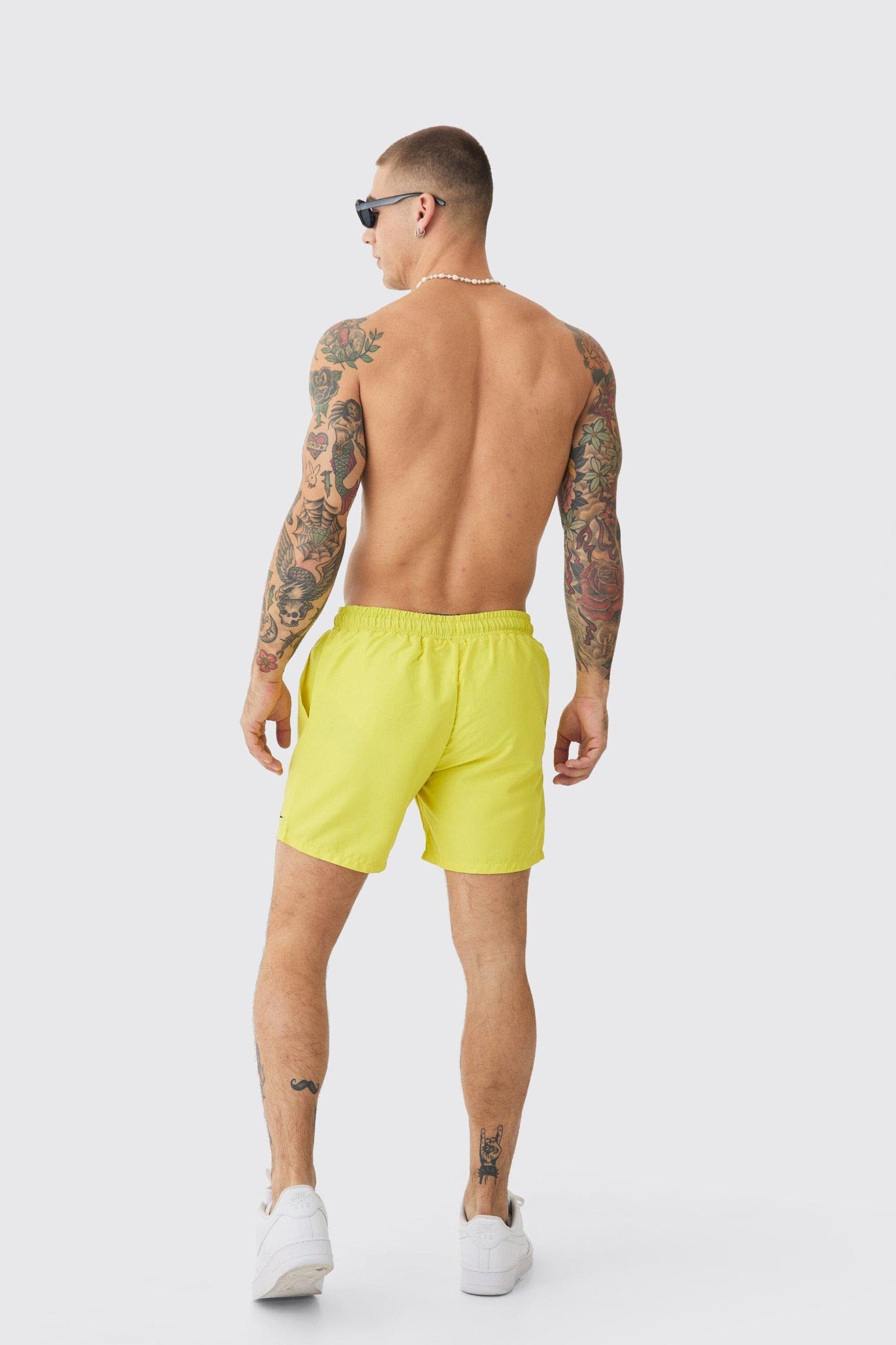 BM Men's Mid Length Classic Activewear Swim Shorts Men's Shorts Umer A Latif 