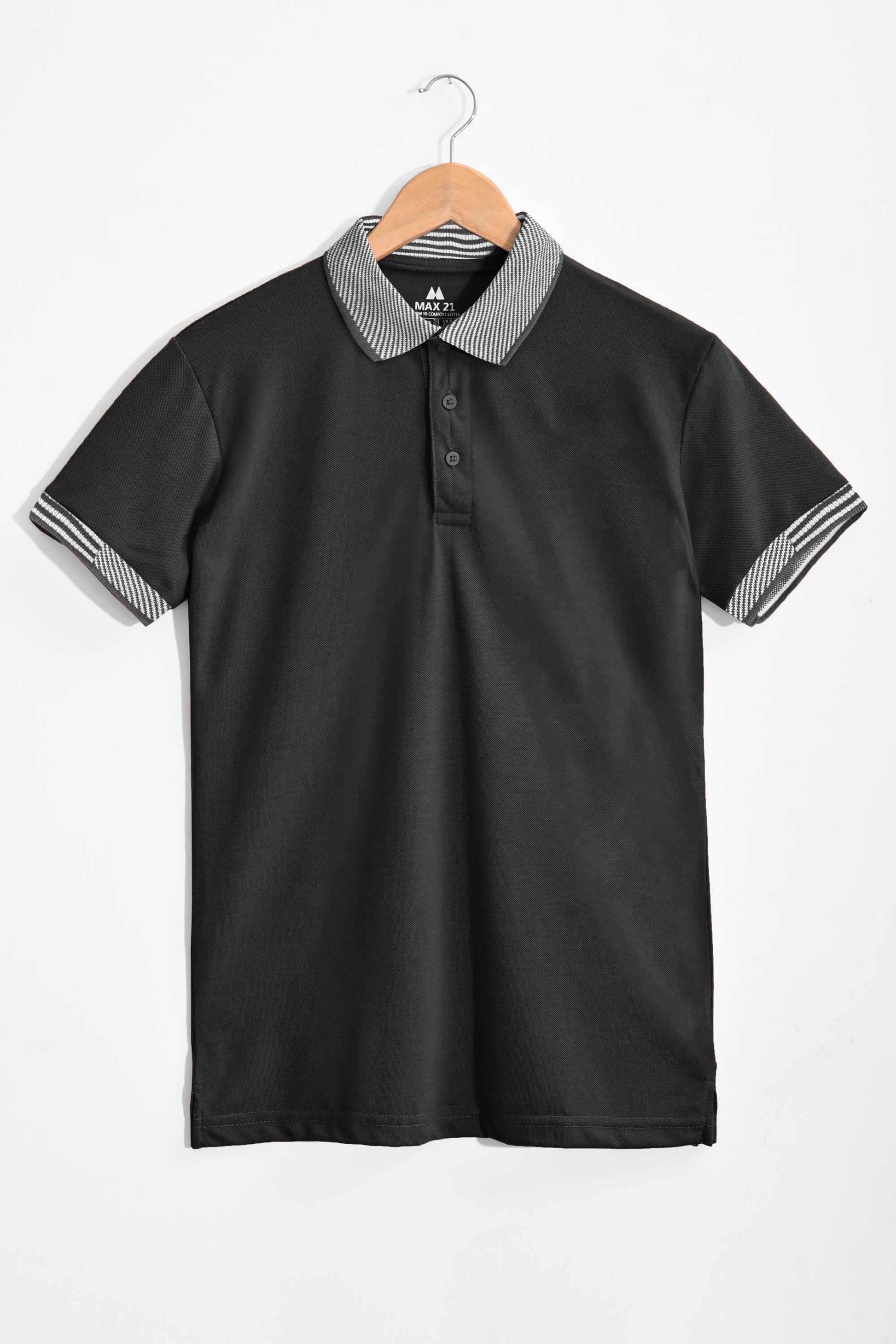 Max 21 Men's Lining Collar Polo Shirt Men's Polo Shirt SZK 