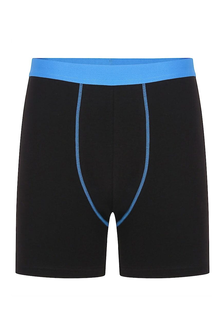 Men's Threading Detail Oxford Boxer Shorts