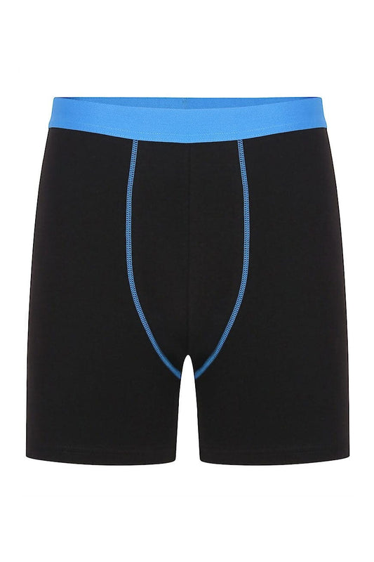 Men's Threading Detail Oxford Boxer Shorts