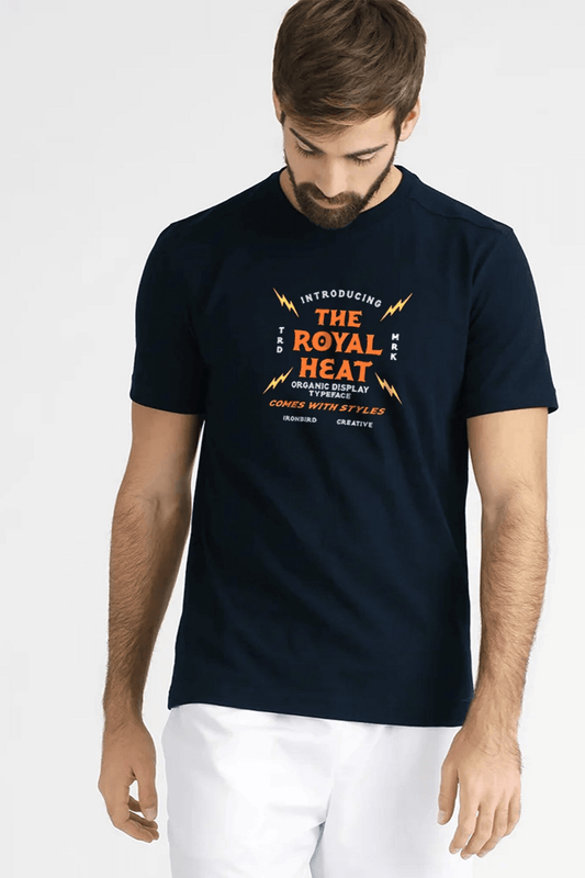 Polo Republica Men's The Royal Heat Printed Crew Neck Tee Shirt Men's Tee Shirt Polo Republica 