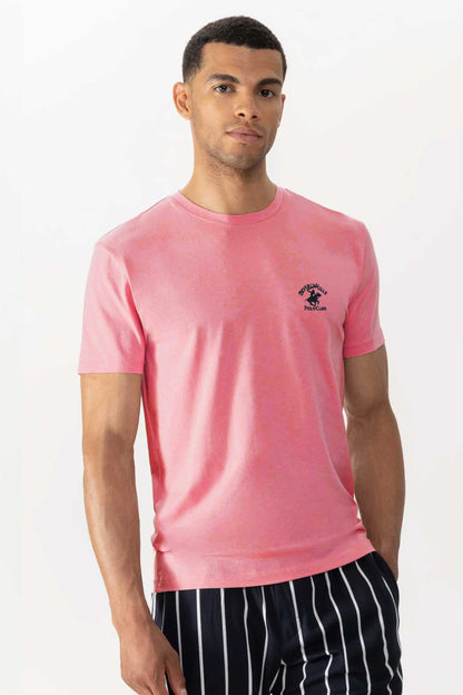 Beverly Hills Men's Polo Club Embroidered Crew Neck Tee Shirt