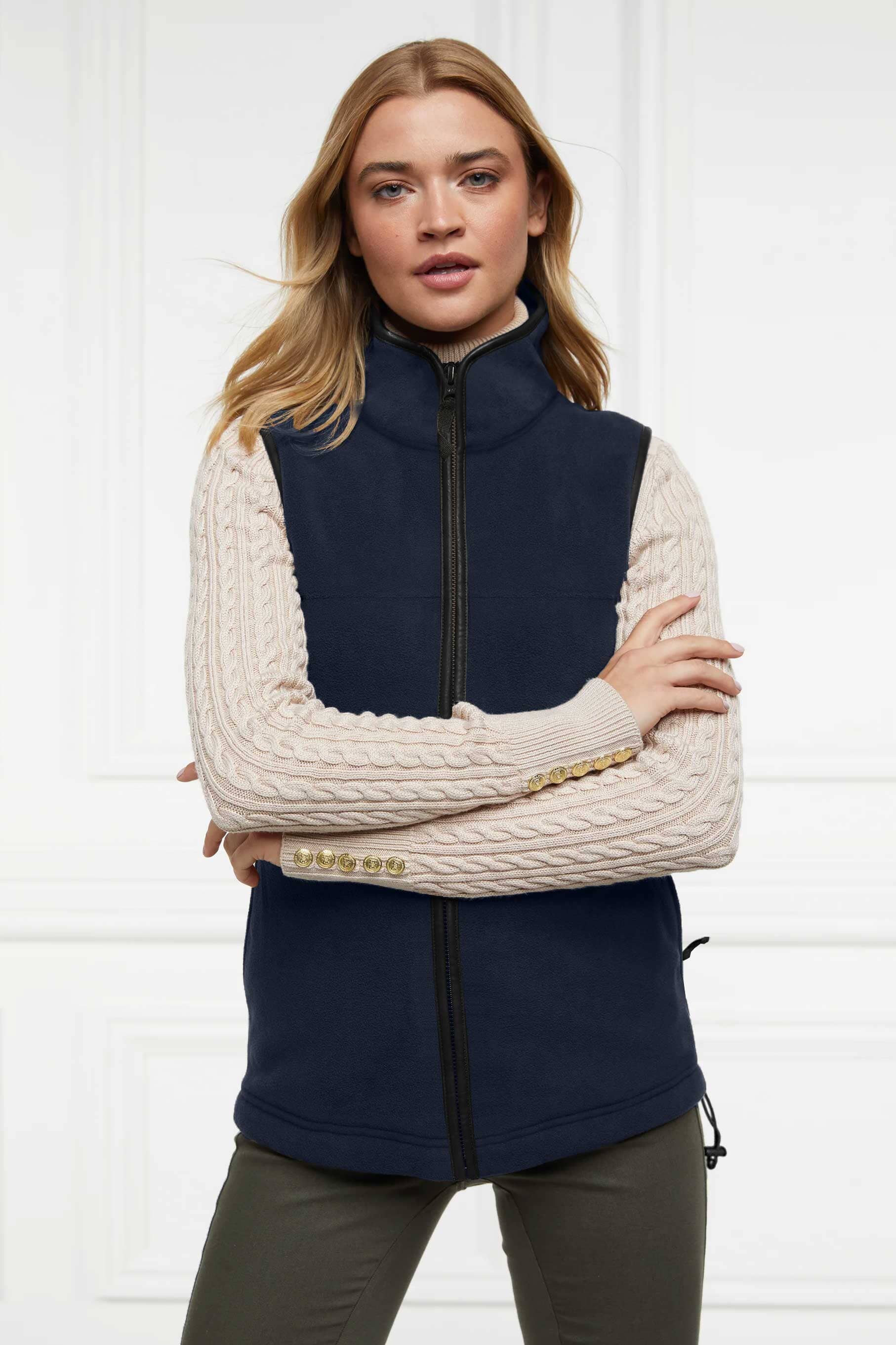 Premium Equestrian Women's Polar Fleece Body Warmer Gilet Women's Gilet HAS Apparel 