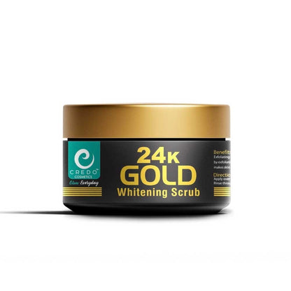 Credo 24 k Gold Whitening Scrub - 100 ml Health & Beauty Credo Cosmetics 