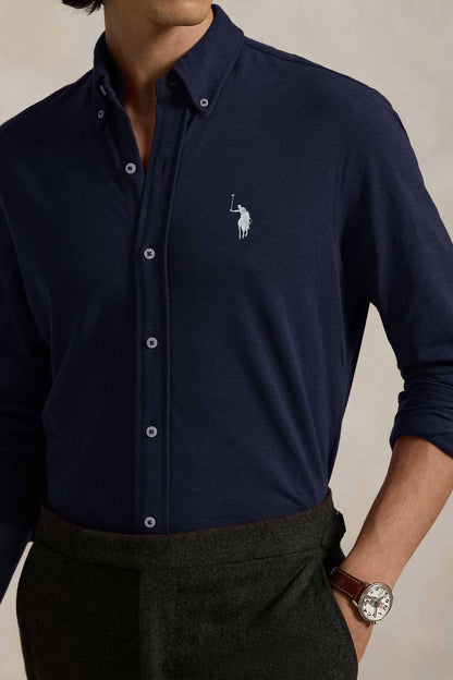 Polo Republica Men's Contrast Pony Embroidered Casual Shirt Men's Casual Shirt Polo Republica 