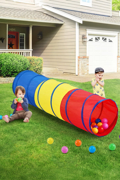 Foldable Kid's Crawling Tunnel Play Tent Shaoxing Shangqu im&ex Co.,ltd Red & Blue 