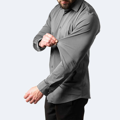 Polo Republica Slim Fit AirFlex: The Go-Anywhere Full Sleeves Minor Fault Shirt Minor Fault Polo Republica 