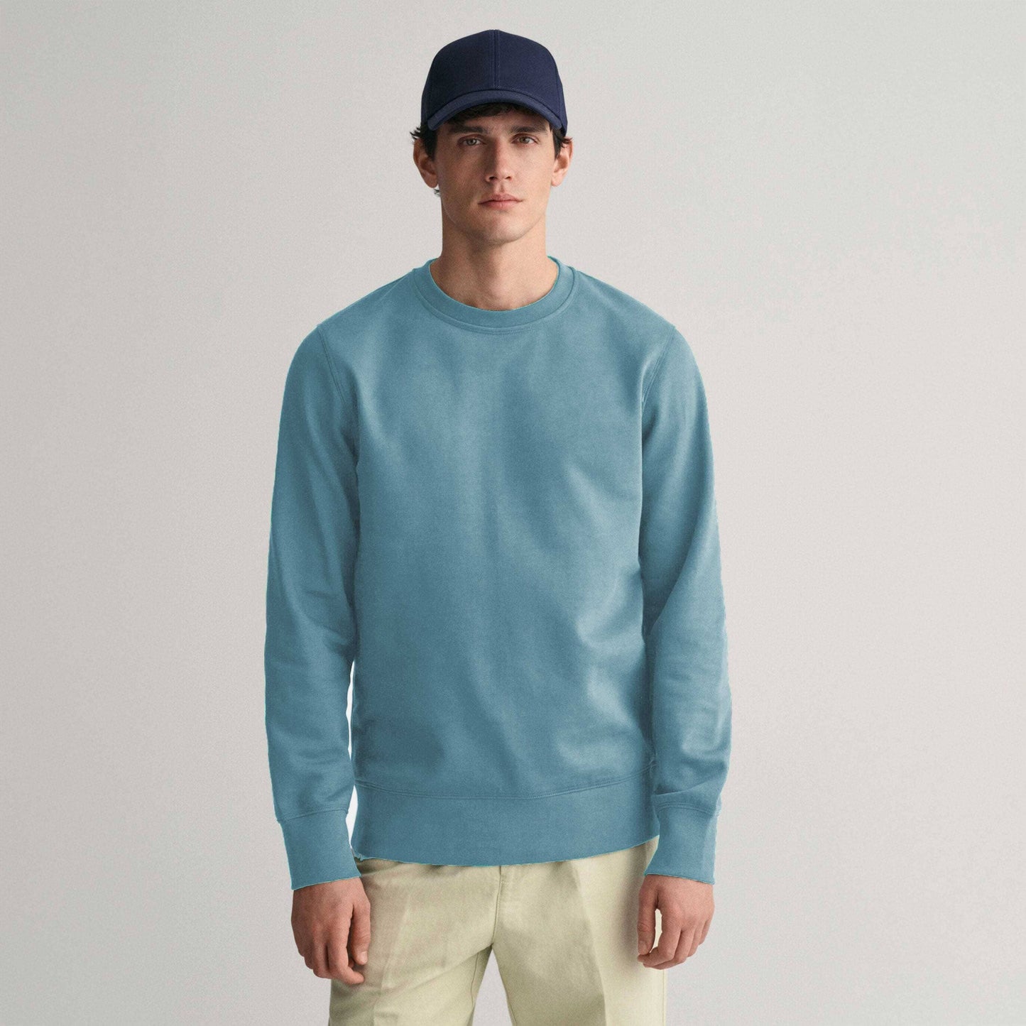 Polo Republica Men's Astrakhan Fleece Sweat Shirt Men's Sweat Shirt Polo Republica Powder Blue S 