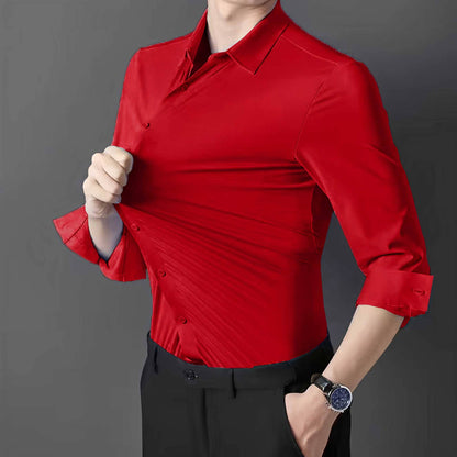 Polo Republica Slim Fit AirFlex: The Go-Anywhere Full Sleeves Minor Fault Shirt Minor Fault Polo Republica 