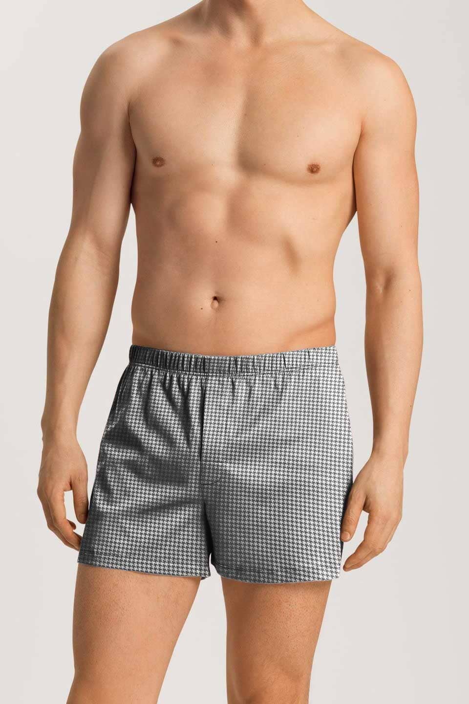 Polo Republica Men's Houndstooth Boxer Shorts - Pack Of 5 Men's Underwear Polo Republica Black & White S 