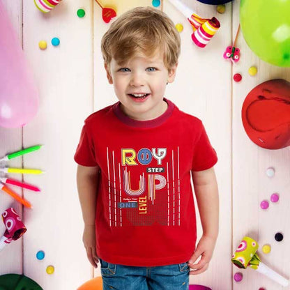 Kid's Molo Step Up Printed Short Sleeve Tee Shirt