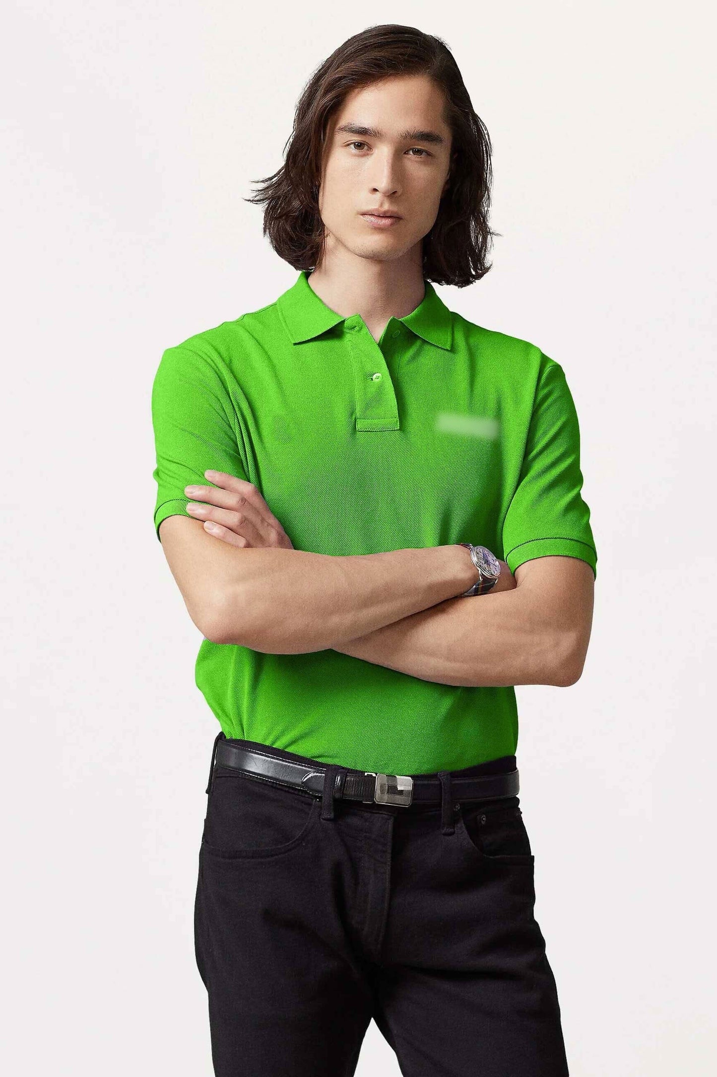 Men's Embroidered Design Minor Fault Polo Shirt Minor Fault Image Garments (Pvt.) Ltd. Green XS 