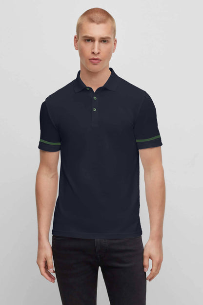 Polo Republica Men's Contrast Trim Minor Fault Polo Shirt Minor Fault Polo Republica Navy S 