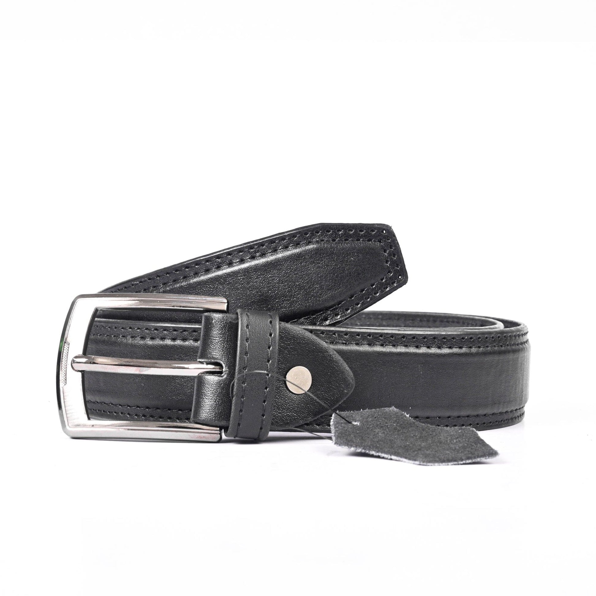 L&L Men's Chunox Leather Belt Men's Belt LNL Black 30-32 