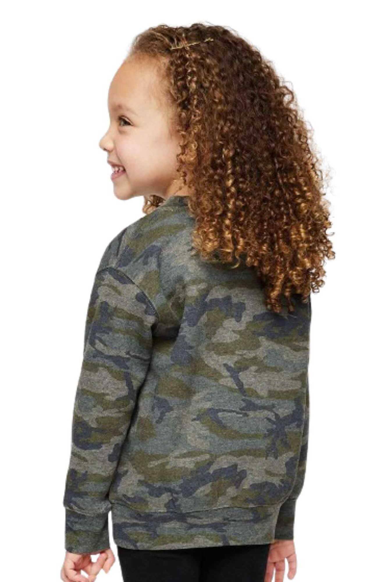 Rabbit Skins Kid's Camo Style Fleece Sweat Shirt Kid's Sweat Shirt SNR 