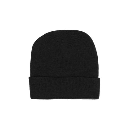 Fine Kid's Classic Beanie Cap Headwear RAM Black 