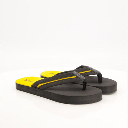 Black Camel Men's Classic Flip Flops Men's Shoes Hamza Traders Black & Yellow EUR 40 