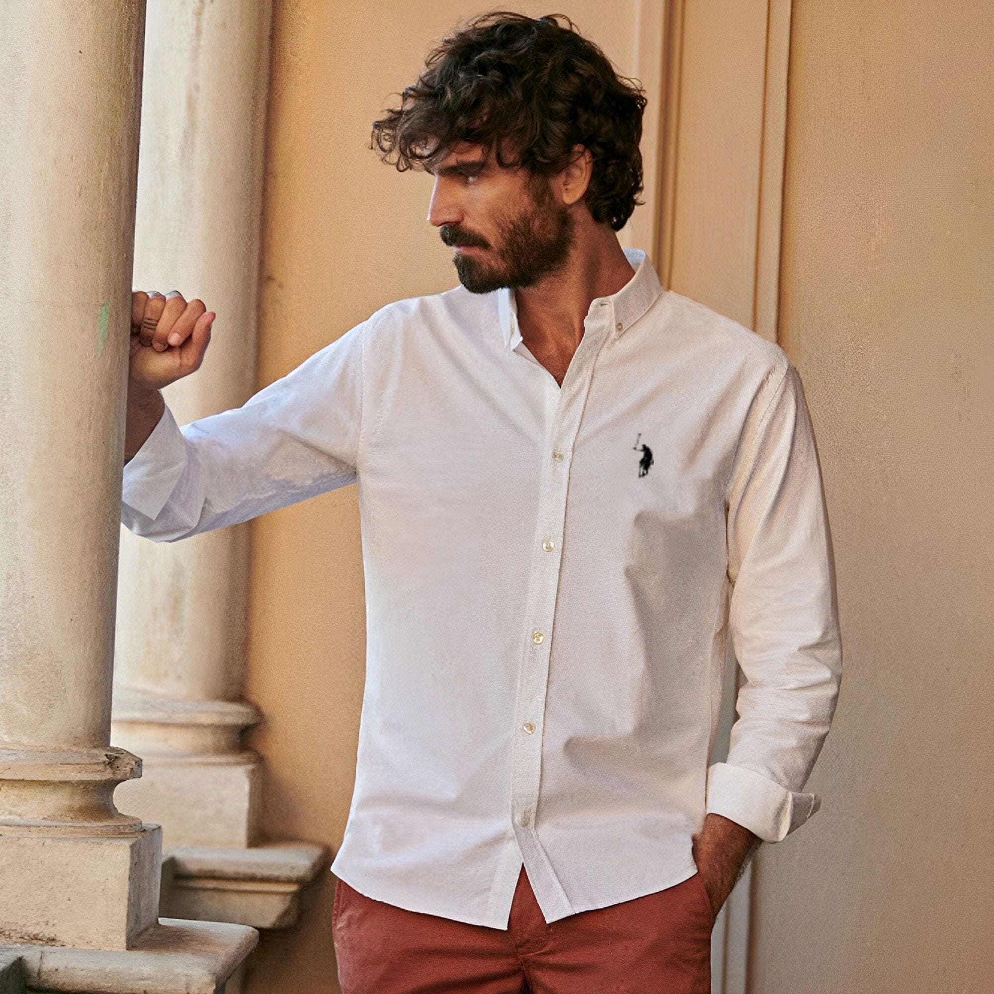 Polo Republica Men's Essentials Knitted Casual Shirt