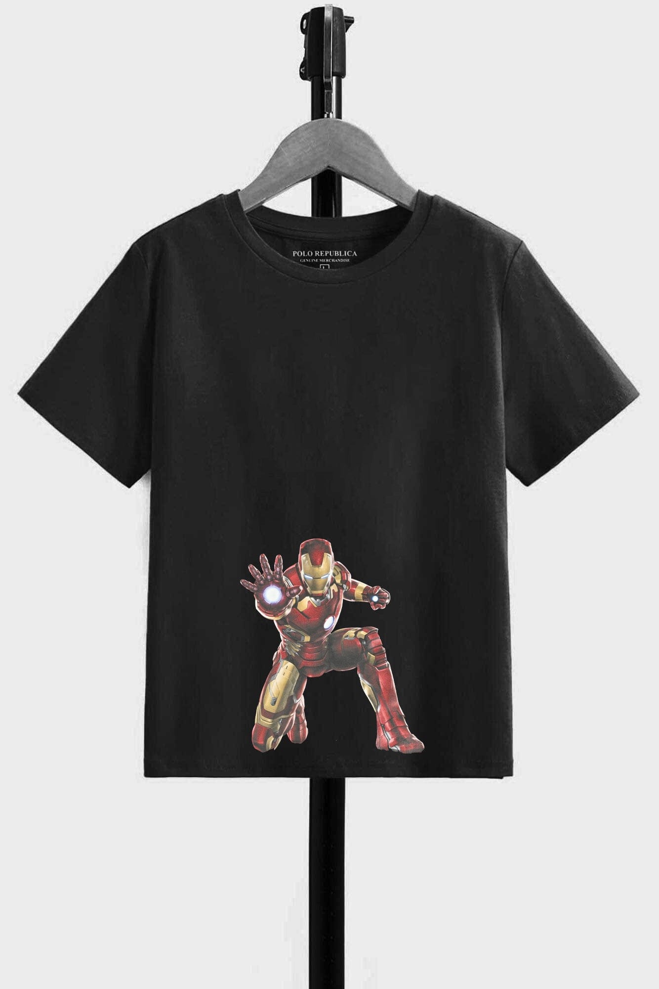 Polo Republica Boy's Superhero Iron Man Printed Tee Shirt Boy's Tee Shirt Polo Republica 